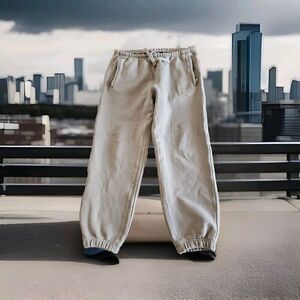 Men's Beige Sweatpants